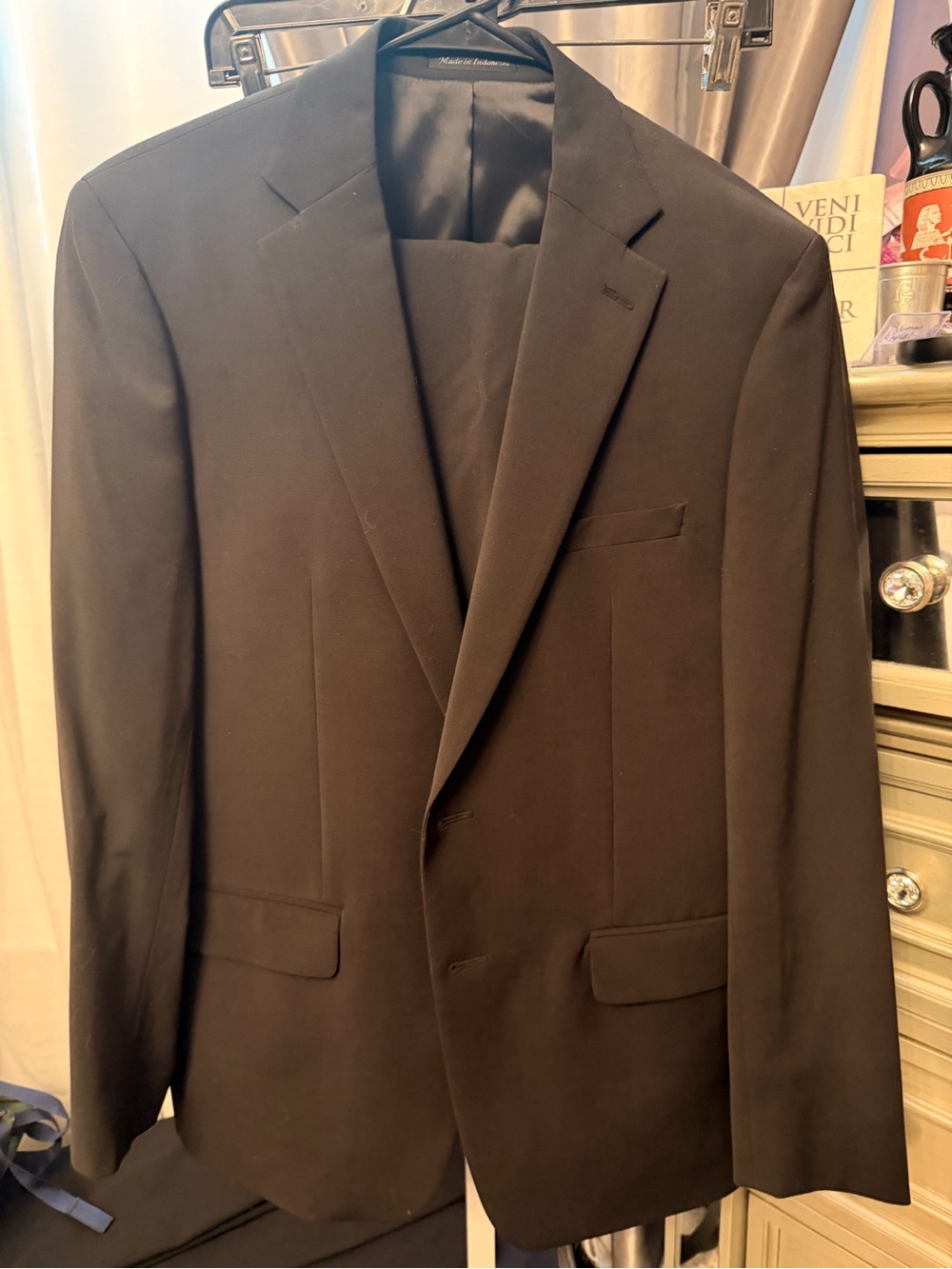 Calvin Klein Classic Slim Fit Men's Black Suit